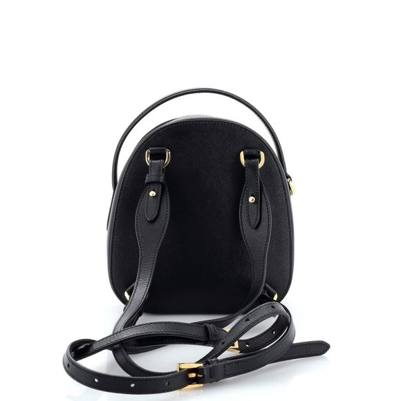 Prada Odette Zip Backpack Saffiano #77030P12B - Picture 3 of 7